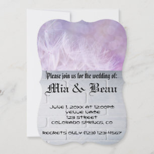 Invitation Mariage Blossoms La Destinée Romantique De La Mari