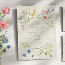 Mariage Bohème aux Fleurs Sauvages