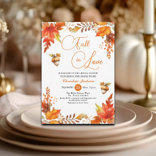 Invitation Mariage Bohème Brûlé Floral Fête de Fiançailles 