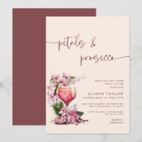 Mariage bohème mauve Pétales & Prosecco