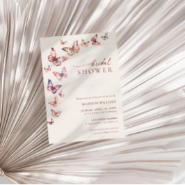 Invitation Mariage bohème papillon