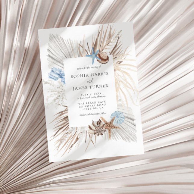 Invitation Mariage Bohème sur la Plage (Créateur téléchargé)