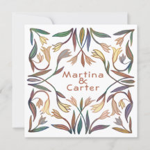 Mariage Boho Floral Art Déco Lilies