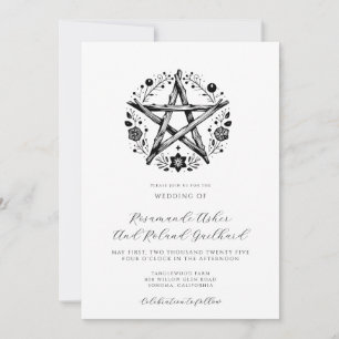 Invitation Mariage Bois étoilé inspiré de la nature
