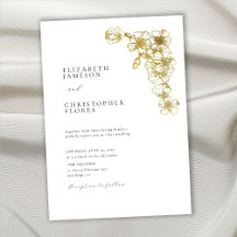 Mariage Botanique Chic Fleur de Cerisier Minimalis