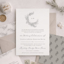 Mariage Botanique Minimaliste d'Art Fin