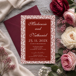 Invitation Mariage Bourgogne