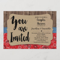Mariage campagnard de douche pour couples occident