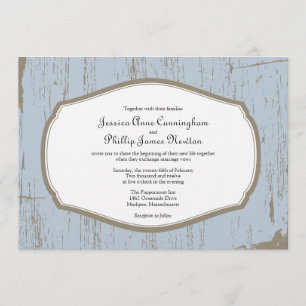 Invitation Mariage campagnard russe