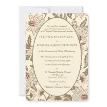 Mariage Catholique Vintage Rose Poussiéreux Vert S