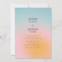 Mariage céleste Pastel bleu rose pâle