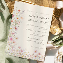 Mariage Champêtre Bohème aux Fleurs Sauvages