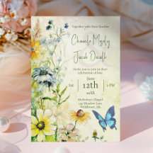Mariage Champêtre Bohème aux Fleurs Sauvages