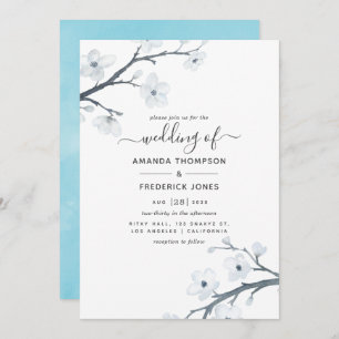 Invitation Mariage Cherry Blossoms