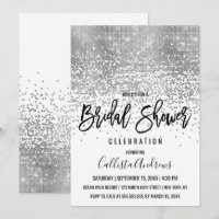 Mariage Chic Blanc Paillettes Confettis