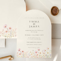 Mariage Chic Boho Fleurs Sauvages Printemps Été