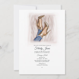 Invitation Mariage chic en denim