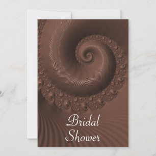 Invitation Mariage Chocolate Waves Et Spirales