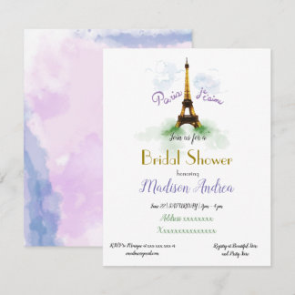 Invitation Mariage civil à Paris