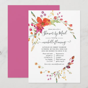 Invitation Mariage civil de printemps par la poste