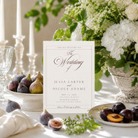 Mariage Classique Choco Ivore avec Détails de Call