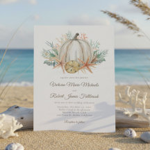Mariage Coquillage Citrouille Automnal du Littoral