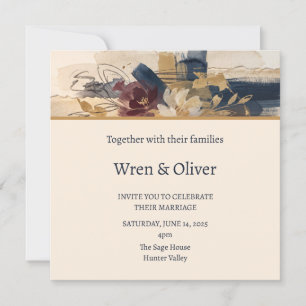 Invitation Mariage Coucher de Soleil des Highlands