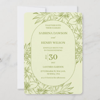 Invitation Mariage Couleurs Élégant, Sombre et Clair