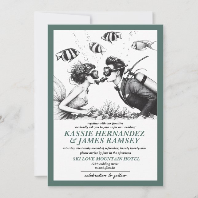 Invitation Mariage Couple (Devant)