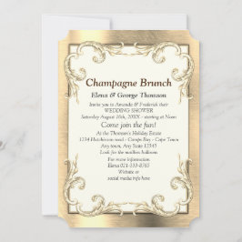 Invitation Mariage Couple Aluminium-Or-Aluminium-Bronze Doré-