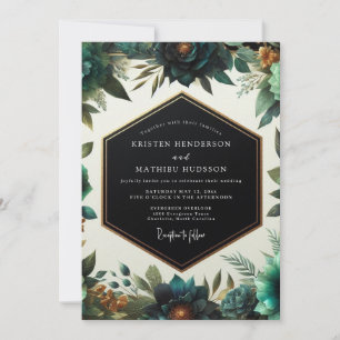 Invitation Mariage Crépuscule Chasseur Auburn
