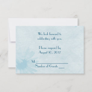 Invitation Mariage Daisy RSVP