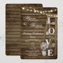 Mariage d'amour de l'échelle et des lumières rusti