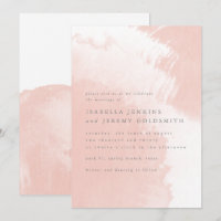 Mariage d'aquarelle chic rose vif