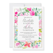 Mariage d'aquarelle couleur bleu rose