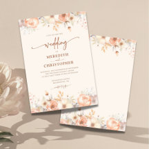 Mariage d'aquarelle florale