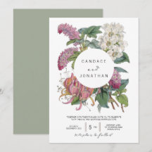 Mariage d'aquarelle vintage