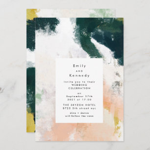 Invitation Mariage d'art moderne