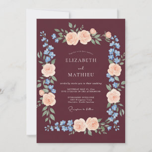 Invitation Mariage d'automne poétique en Bourgogne