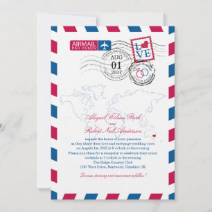 Invitation Mariage d'avion de l'Australie orientale