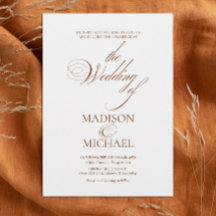 Mariage de automne Brown Chic Boho contemporain