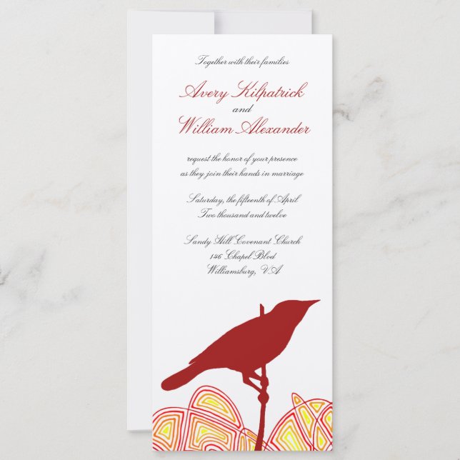 Invitation Mariage de Brid (Devant)