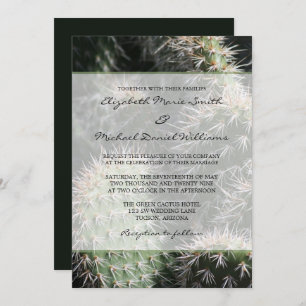 Invitation Mariage de cactus