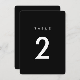 Invitation Mariage de calligraphie romantique simple Numéros