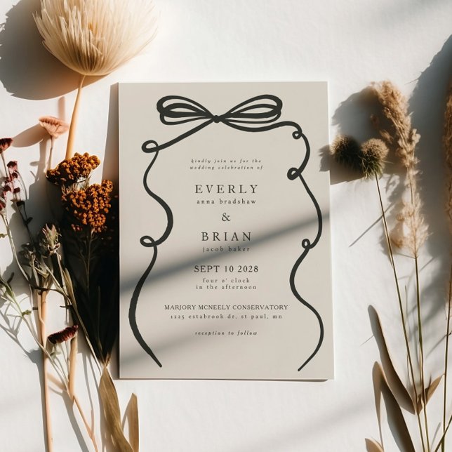 Invitation Mariage de charpente de boîte à charbon (Créateur téléchargé)