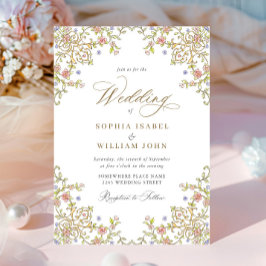 Invitation Mariage de charpente florale de Grace Orné Victori