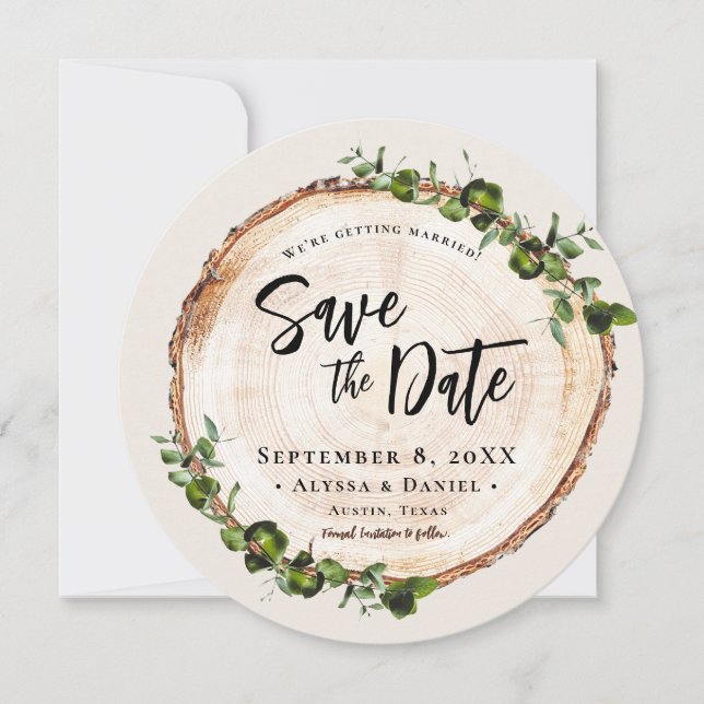 Invitation Mariage de code QR pour la manutention des feuilla (Devant)