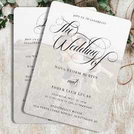 Invitation Mariage de code QR tout en un