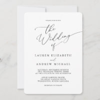 Mariage de coin arrondi minimaliste noir et blanc