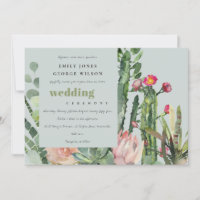 MARIAGE DE COULEUR D'EAU DE LA FAUNE DE CACTI FLOR